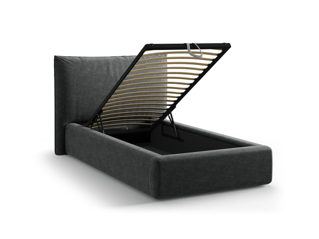 Kaelle Letto Contenitore Con Testiera Letto Perfect Harmony - Grigio scuro
