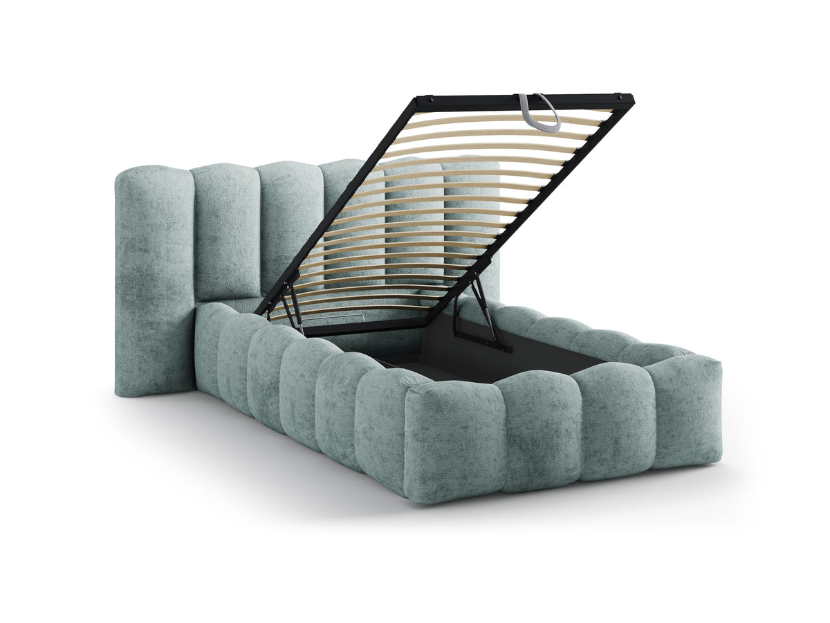 Lupine Letto Contenitore Con Testiera Letto Perfect Harmony - Azzurro