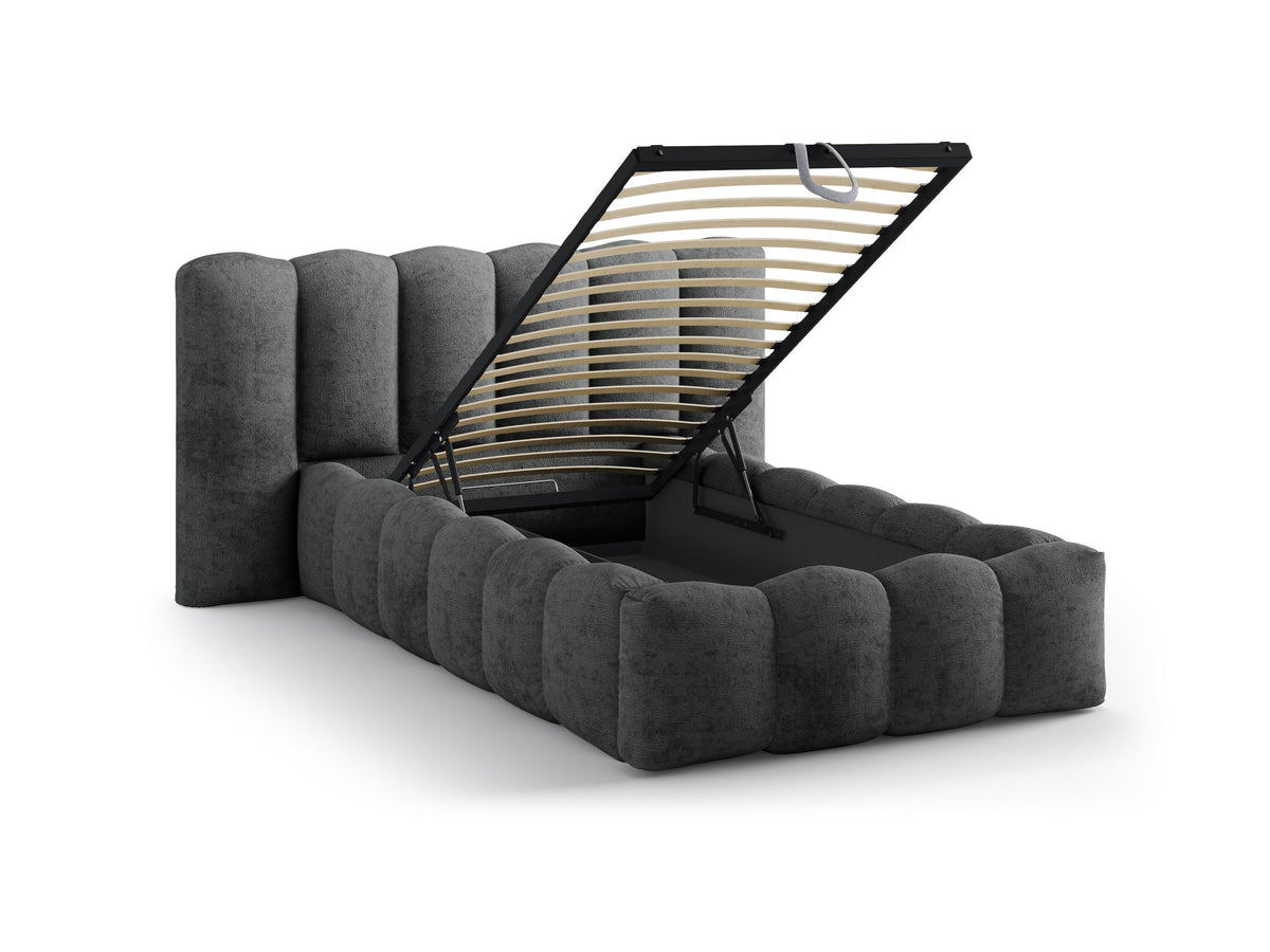 Lupine Letto Contenitore Con Testiera Letto Perfect Harmony - Grigio scuro