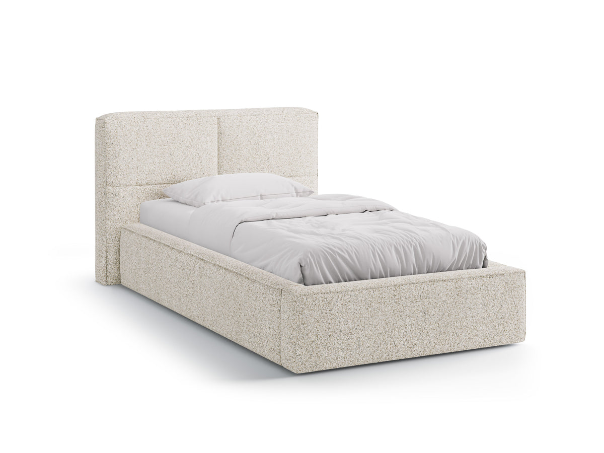 Darren Letto Contenitore Con Testiera Letto Puente - Beige melange