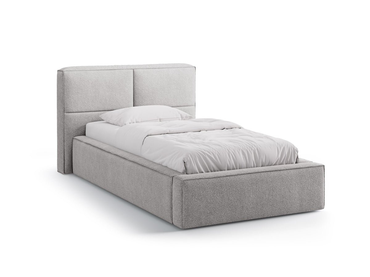 Darren Letto Contenitore Con Testiera Letto LEGEND - Beige scuro