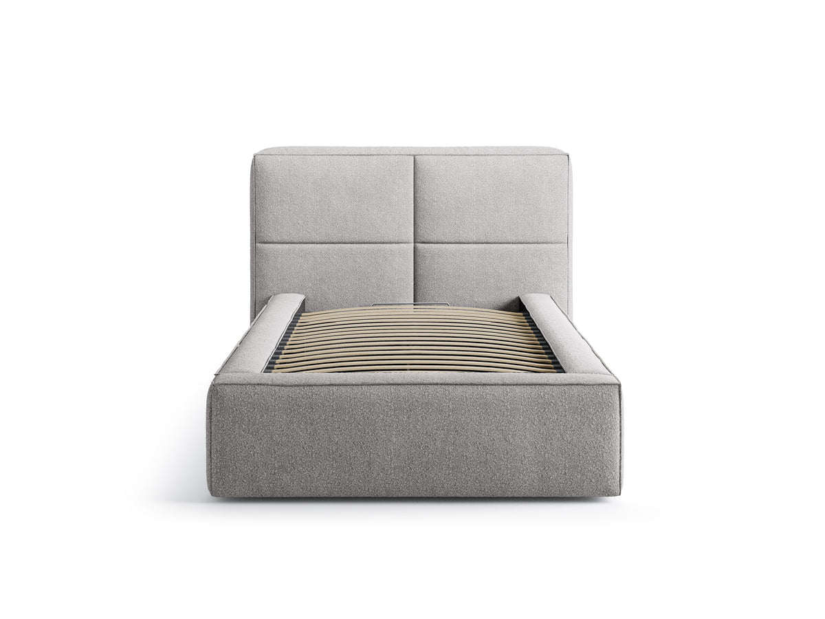 Darren Letto Contenitore Con Testiera Letto LEGEND - Beige scuro