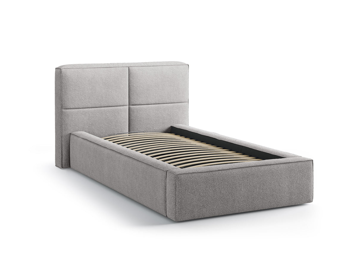 Darren Letto Contenitore Con Testiera Letto LEGEND - Beige scuro