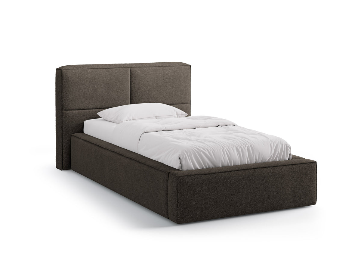 Darren Letto Contenitore Con Testiera Letto LEGEND - Grey brown