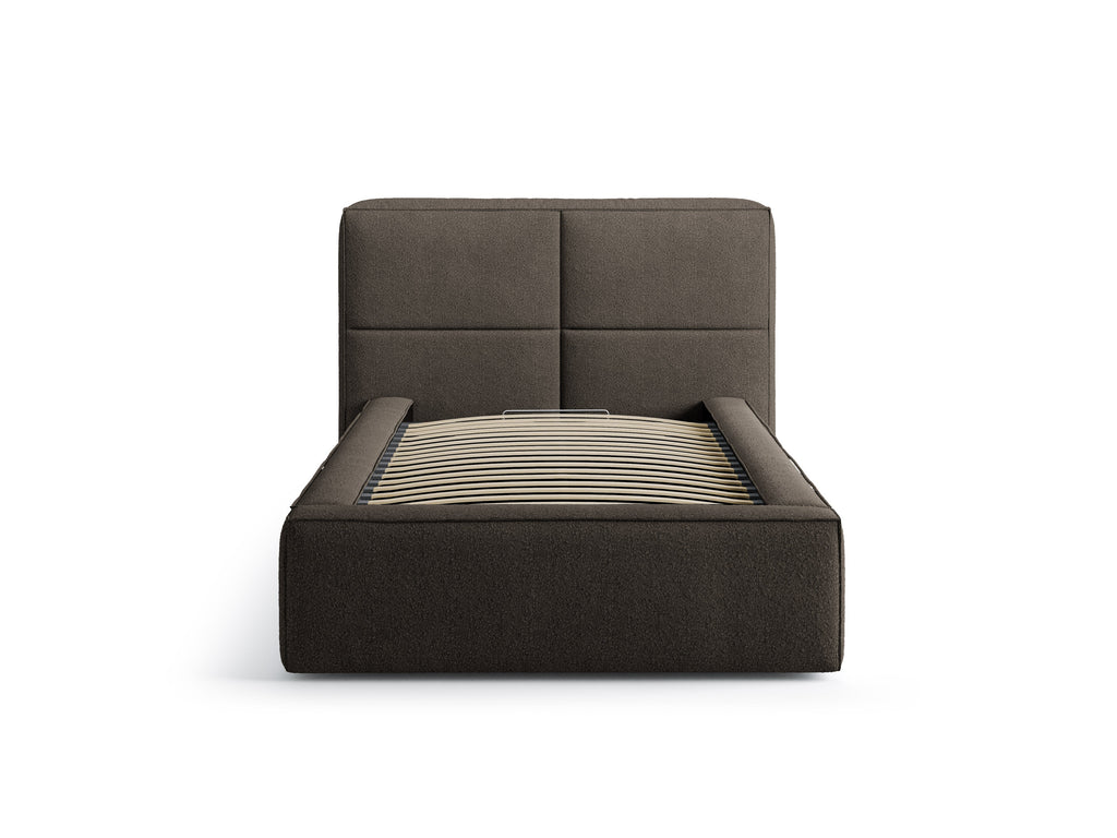 Darren Letto Contenitore Con Testiera Letto LEGEND - Grey brown