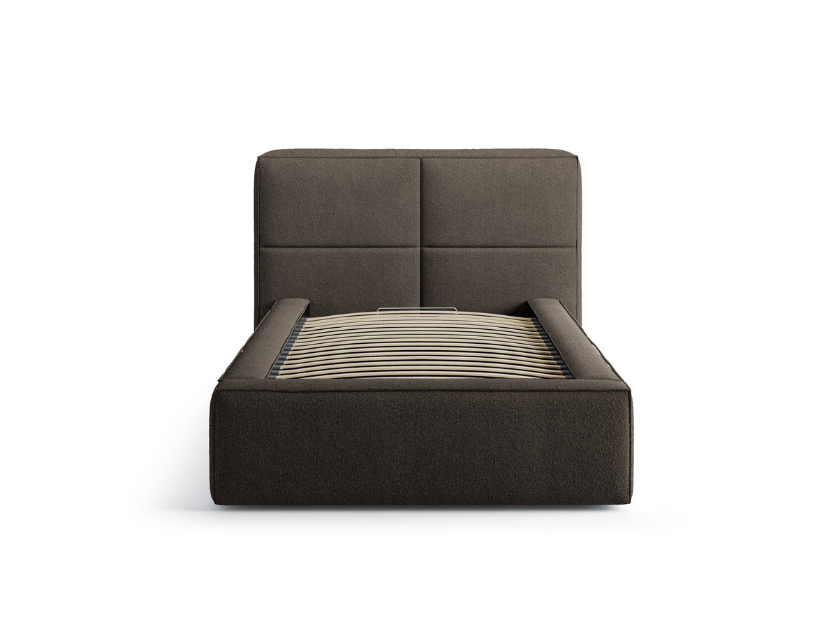 Darren Letto Contenitore Con Testiera Letto LEGEND - Grey brown