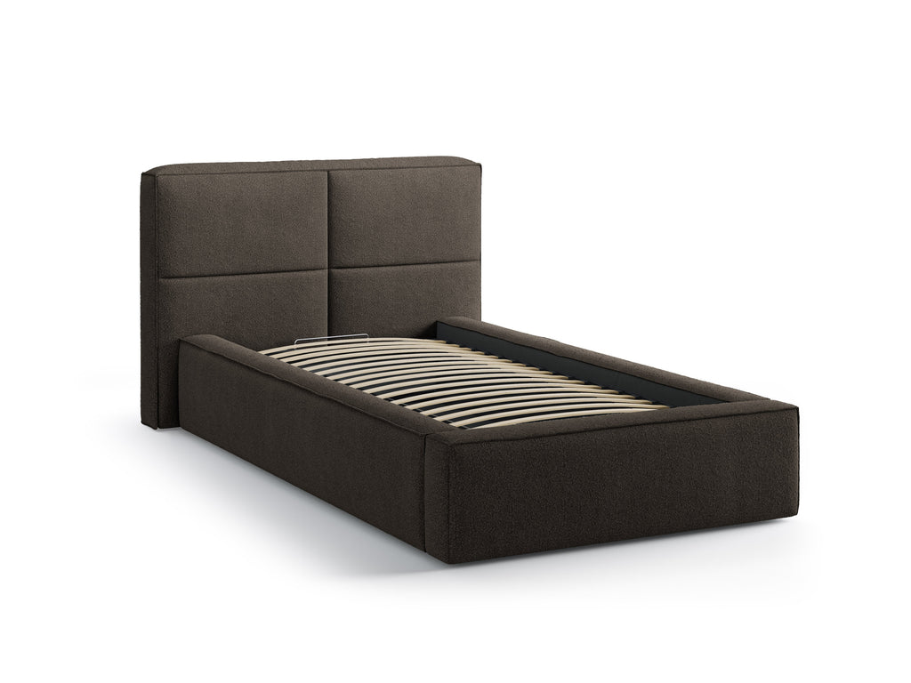 Darren Letto Contenitore Con Testiera Letto LEGEND - Grey brown