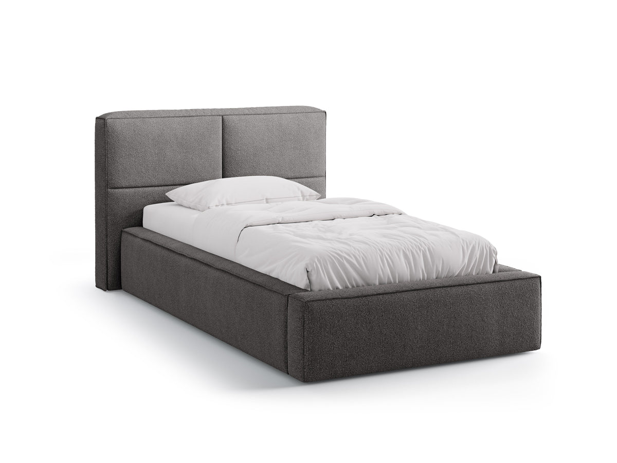 Darren Letto Contenitore Con Testiera Letto LEGEND - Grafite