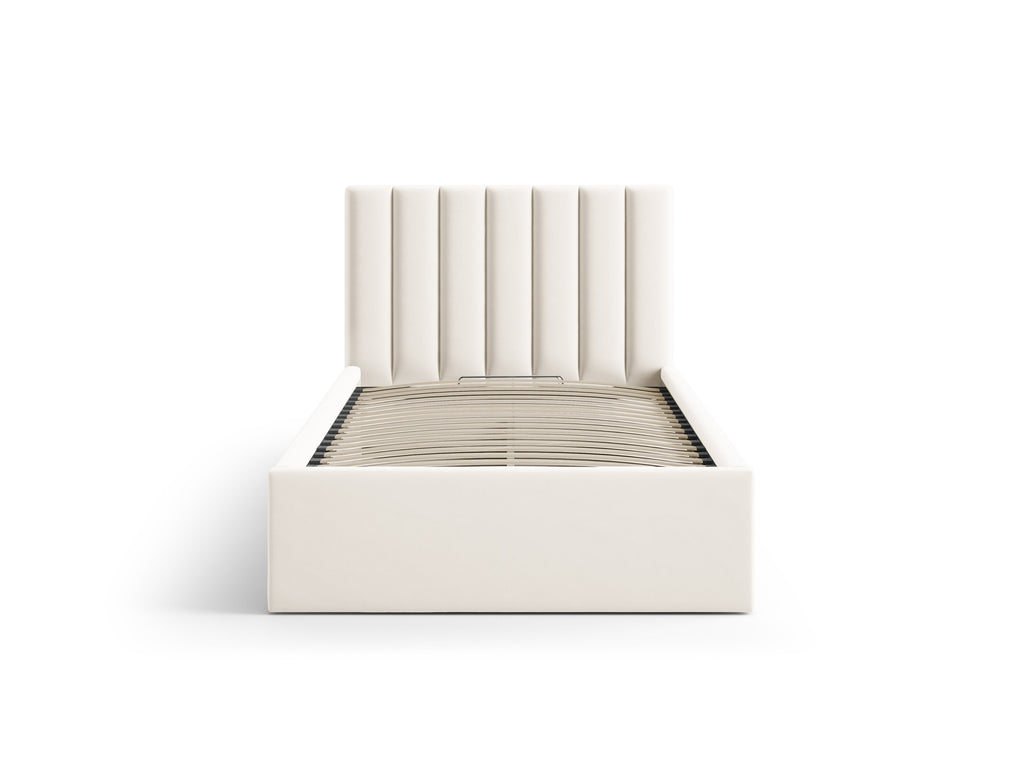 Allison Letto Contenitore Con Testiera Letto Bluvel - Beige chiaro