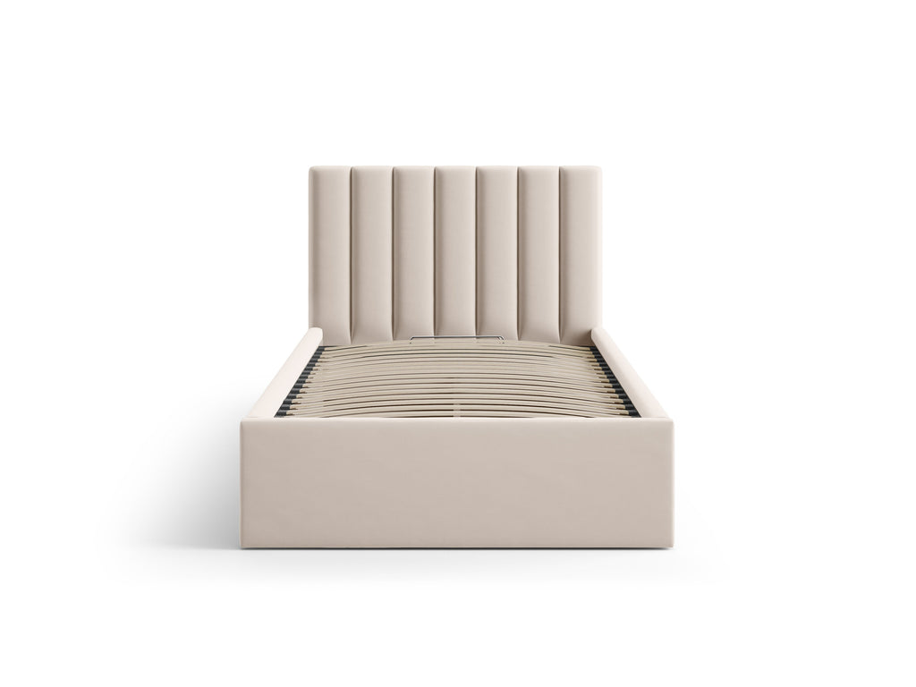 Allison Letto Contenitore Con Testiera Letto Bluvel - Beige scuro