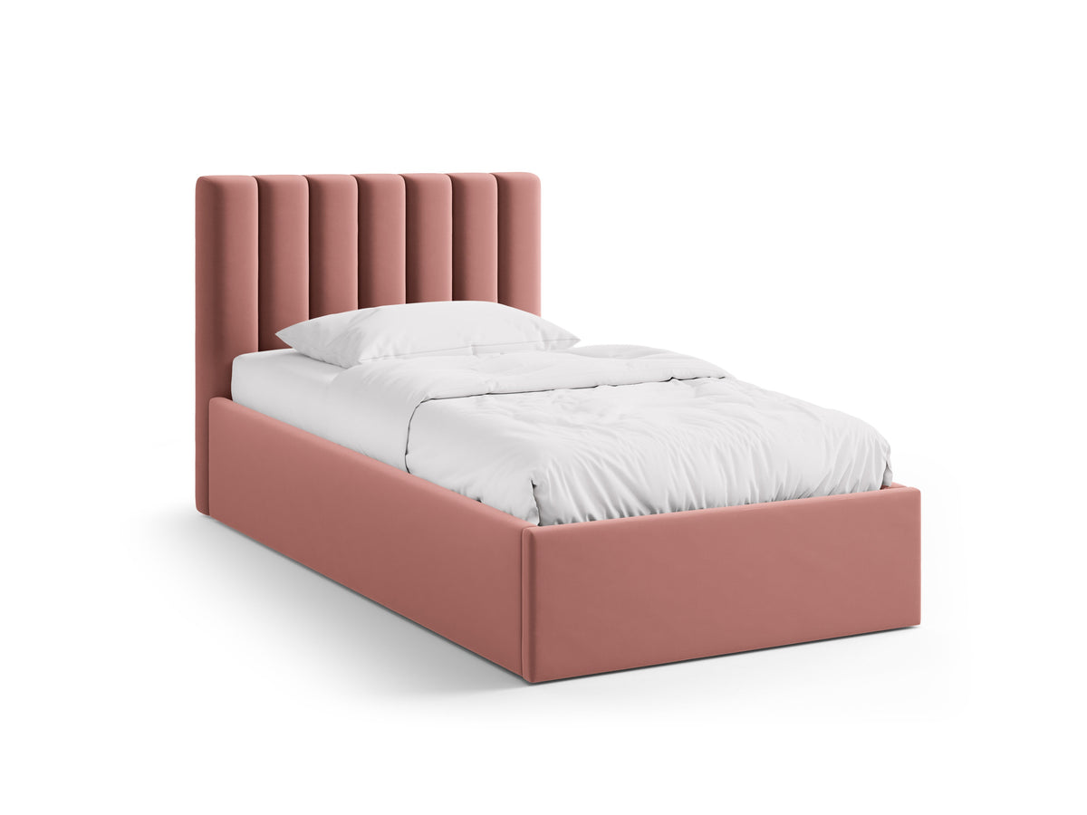 Allison Letto Contenitore Con Testiera Letto Bluvel - Rosa