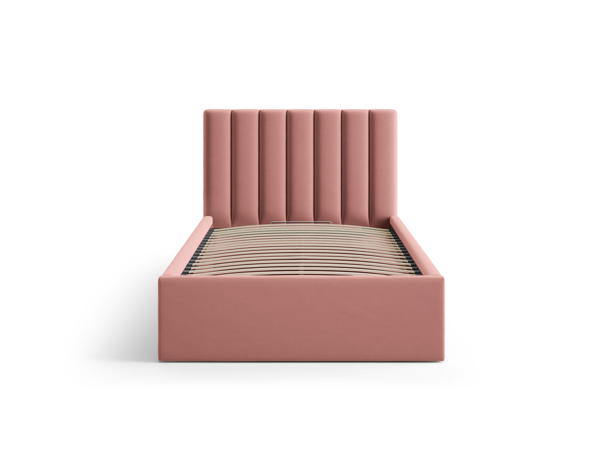 Allison Letto Contenitore Con Testiera Letto Bluvel - Rosa