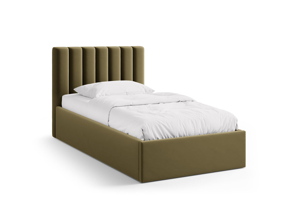 Allison Letto Contenitore Con Testiera Letto Bluvel - Verde