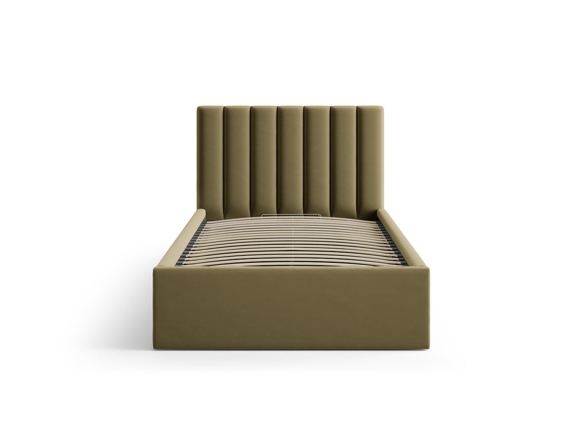 Allison Letto Contenitore Con Testiera Letto Bluvel - Verde