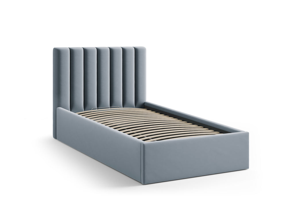 Allison Letto Contenitore Con Testiera Letto Bluvel - Azzurro