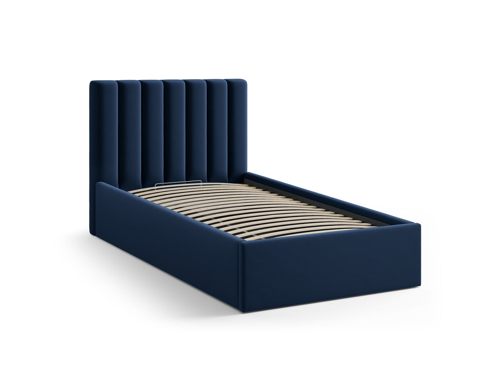 Allison Letto Contenitore Con Testiera Letto Bluvel - Blu reale