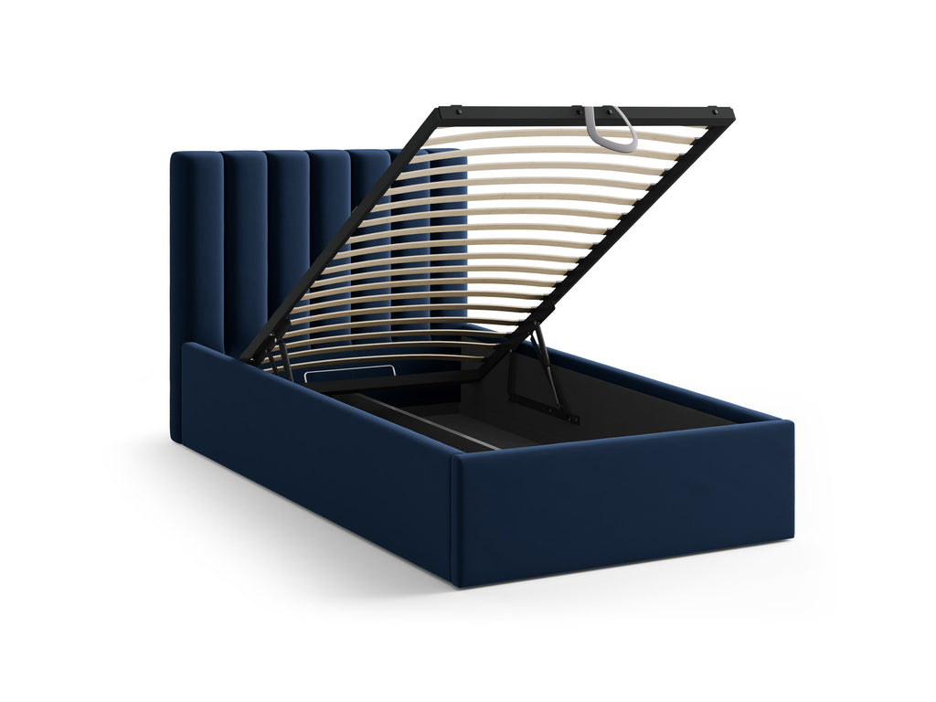 Allison Letto Contenitore Con Testiera Letto Bluvel - Blu reale