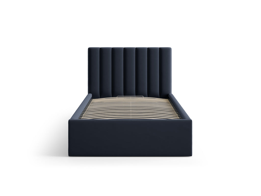Allison Letto Contenitore Con Testiera Letto Bluvel - Blu scuro