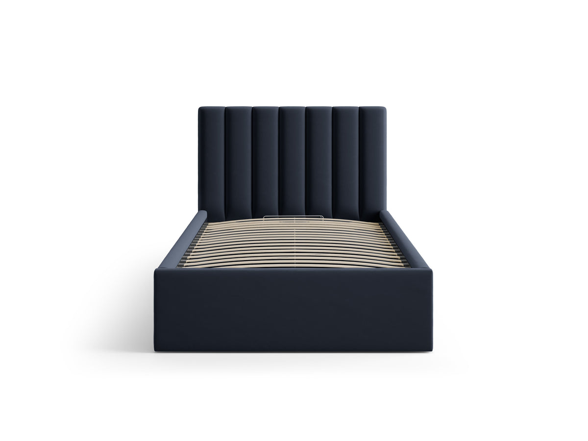 Allison Letto Contenitore Con Testiera Letto Bluvel - Blu scuro