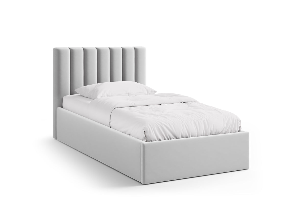 Allison Letto Contenitore Con Testiera Letto Bluvel - Argento