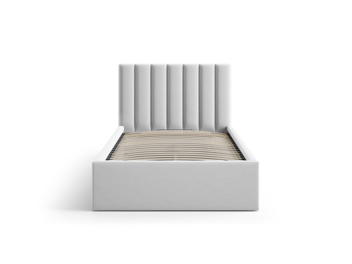 Allison Letto Contenitore Con Testiera Letto Bluvel - Argento