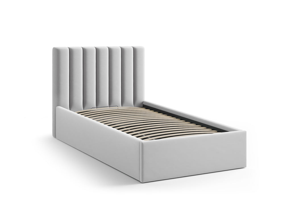 Allison Letto Contenitore Con Testiera Letto Bluvel - Argento