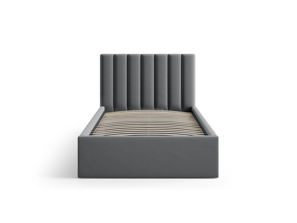 Allison Letto Contenitore Con Testiera Letto Bluvel - Grigio