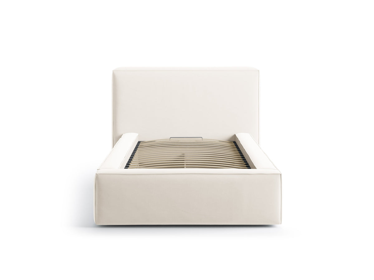 Jodie Letto Contenitore Con Testiera Letto Bluvel - Beige chiaro