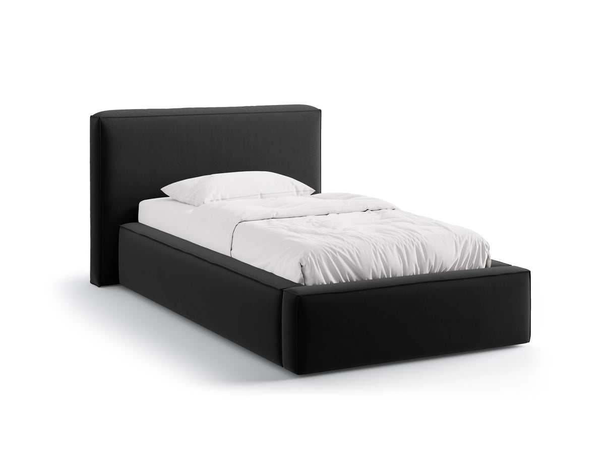Jodie Letto Contenitore Con Testiera Letto Bluvel - Nero