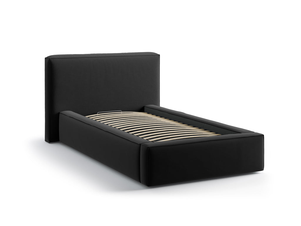 Jodie Letto Contenitore Con Testiera Letto Bluvel - Nero