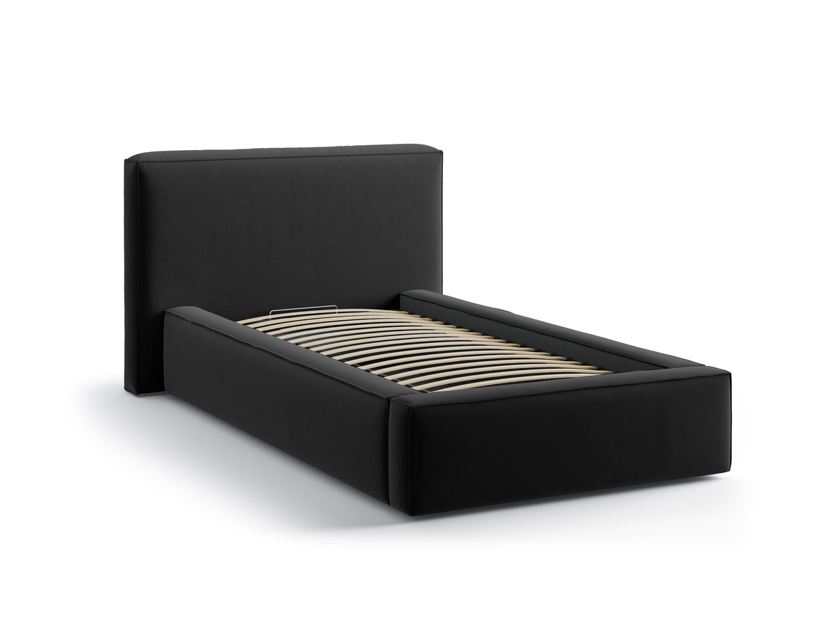 Jodie Letto Contenitore Con Testiera Letto Bluvel - Nero