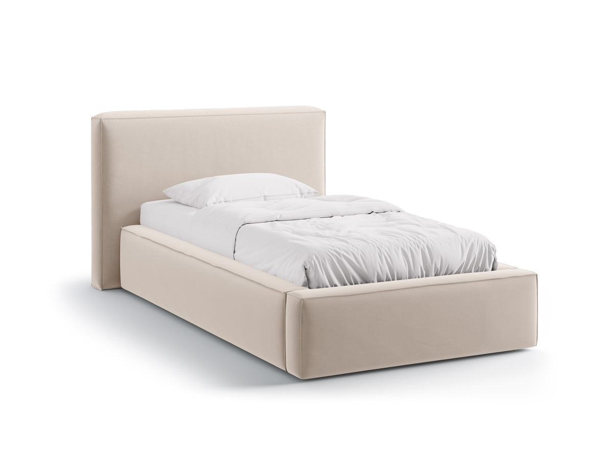 Jodie Letto Contenitore Con Testiera Letto Bluvel - Beige scuro