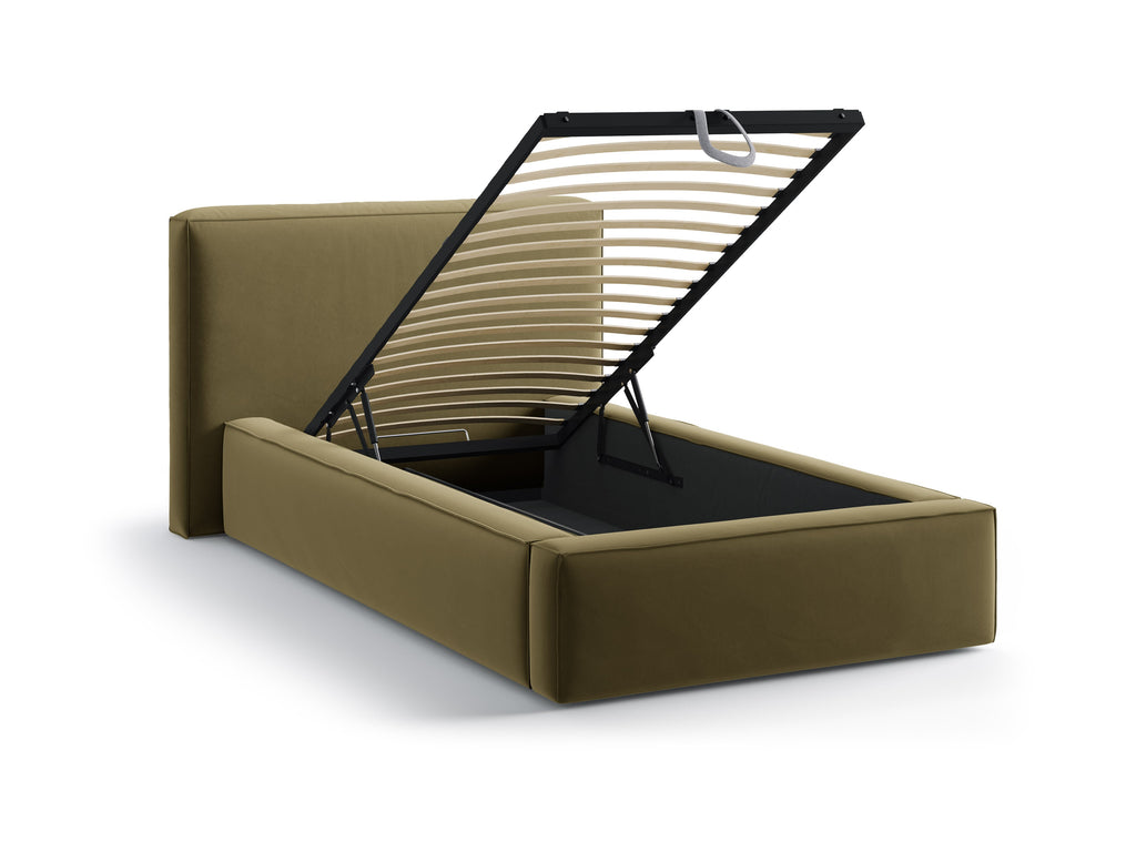 Jodie Letto Contenitore Con Testiera Letto Bluvel - Verde