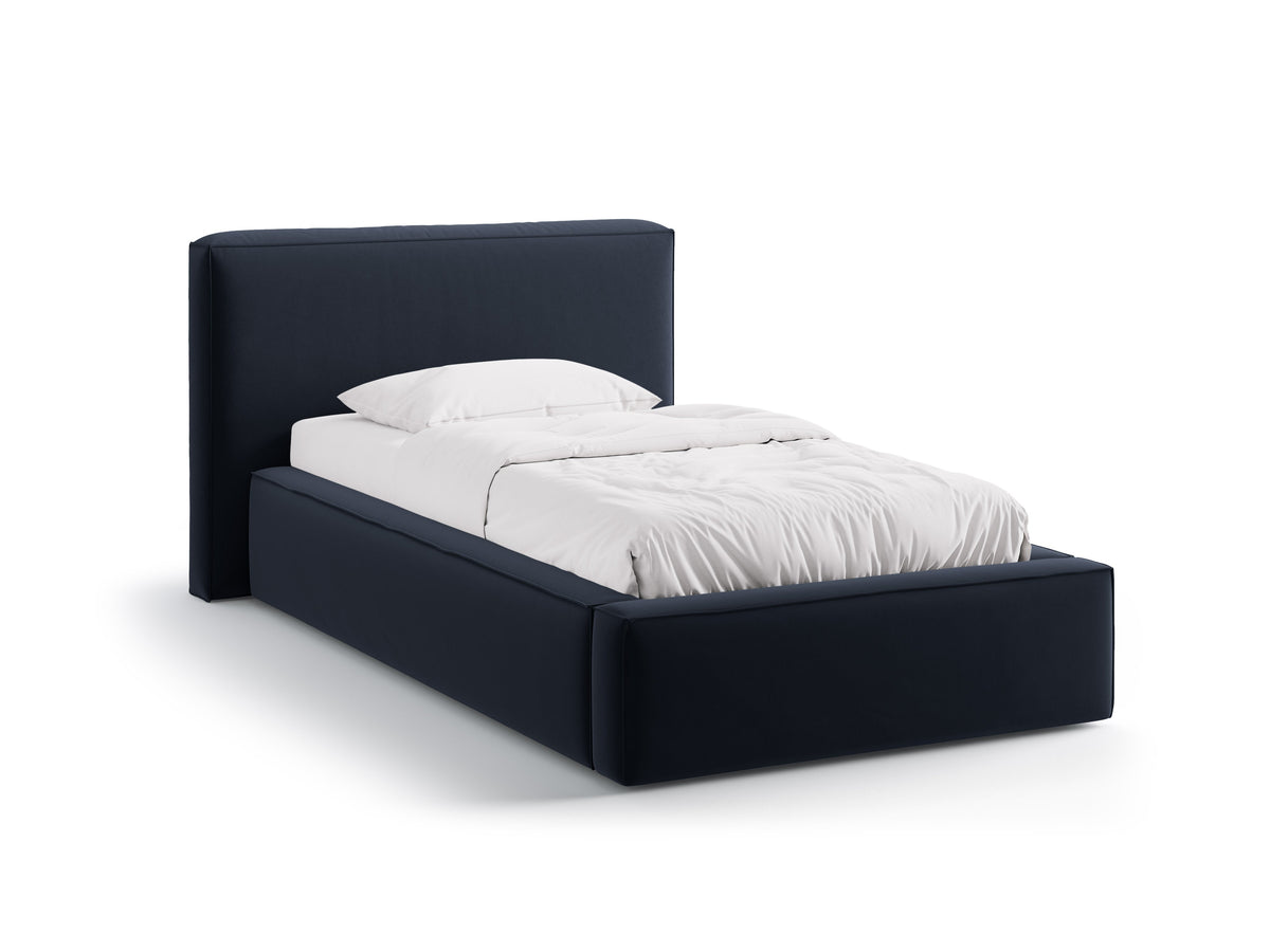 Jodie Letto Contenitore Con Testiera Letto Bluvel - Blu scuro