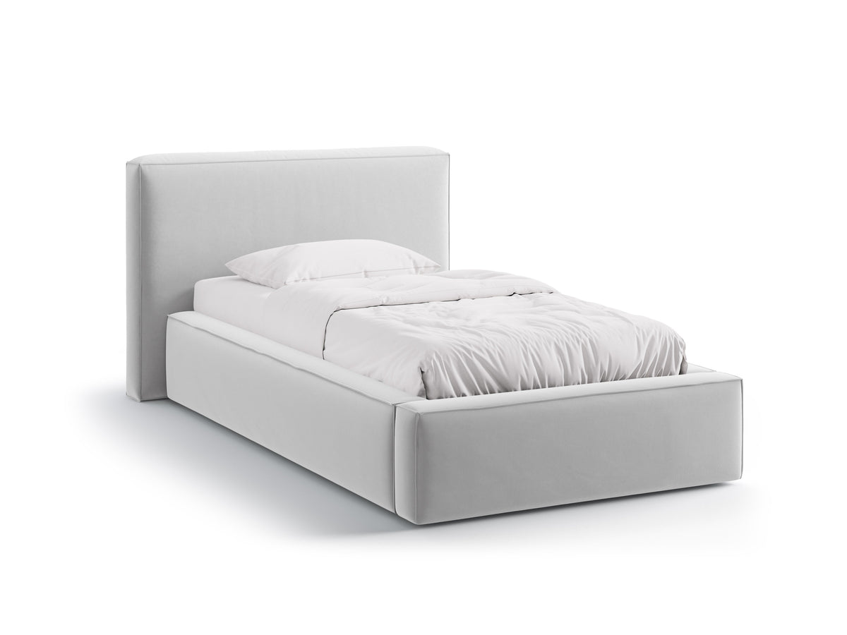 Jodie Letto Contenitore Con Testiera Letto Bluvel - Argento