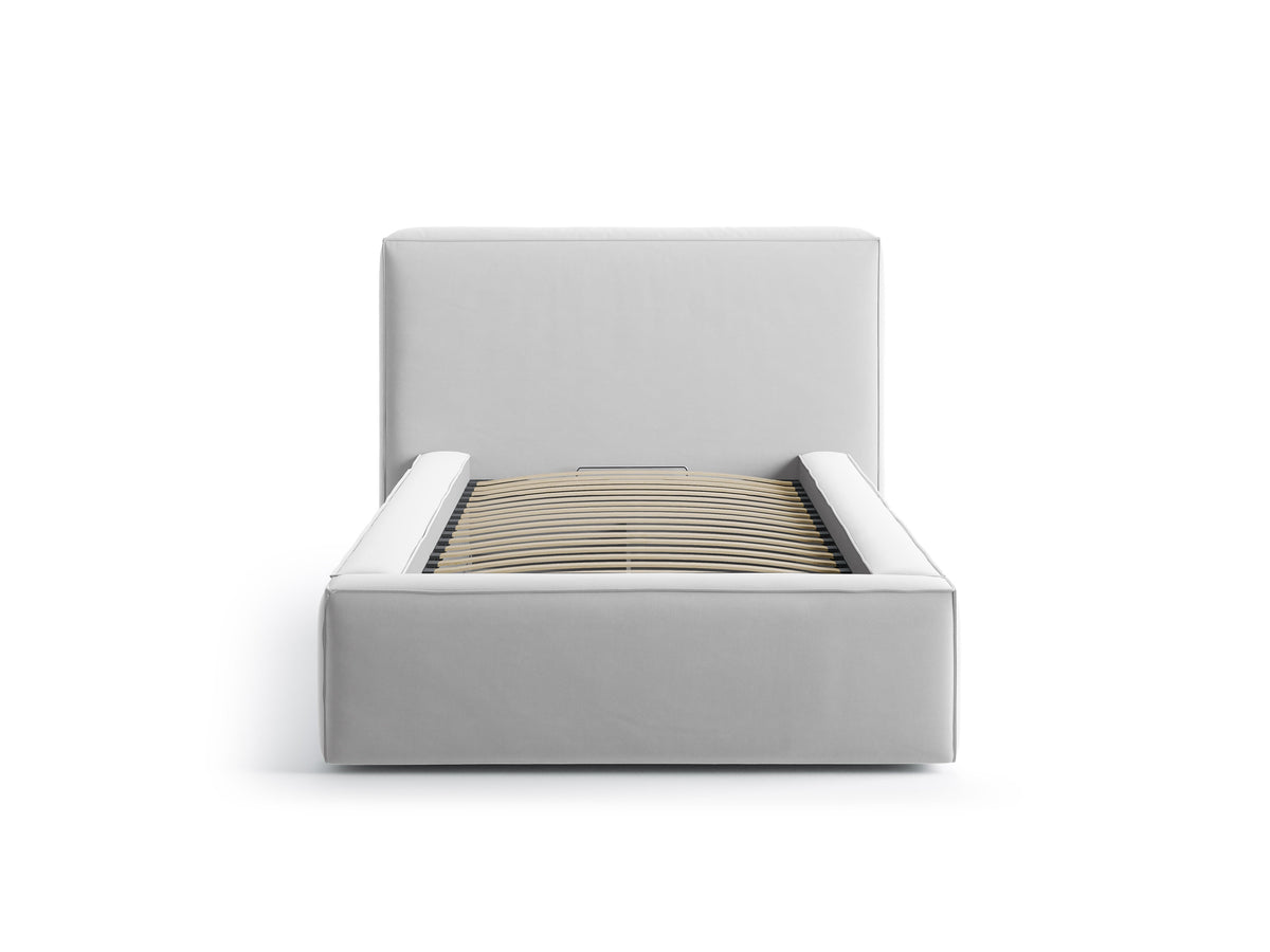 Jodie Letto Contenitore Con Testiera Letto Bluvel - Argento