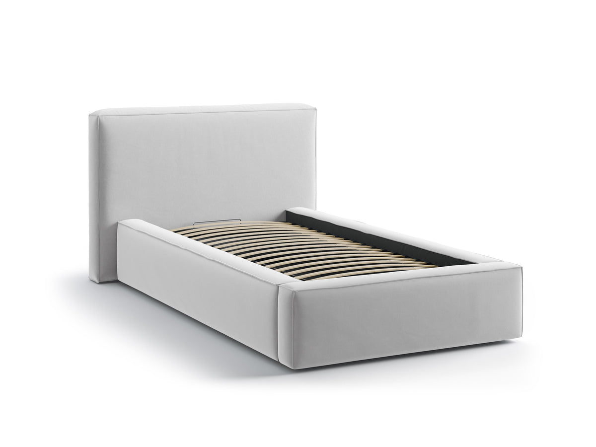 Jodie Letto Contenitore Con Testiera Letto Bluvel - Argento