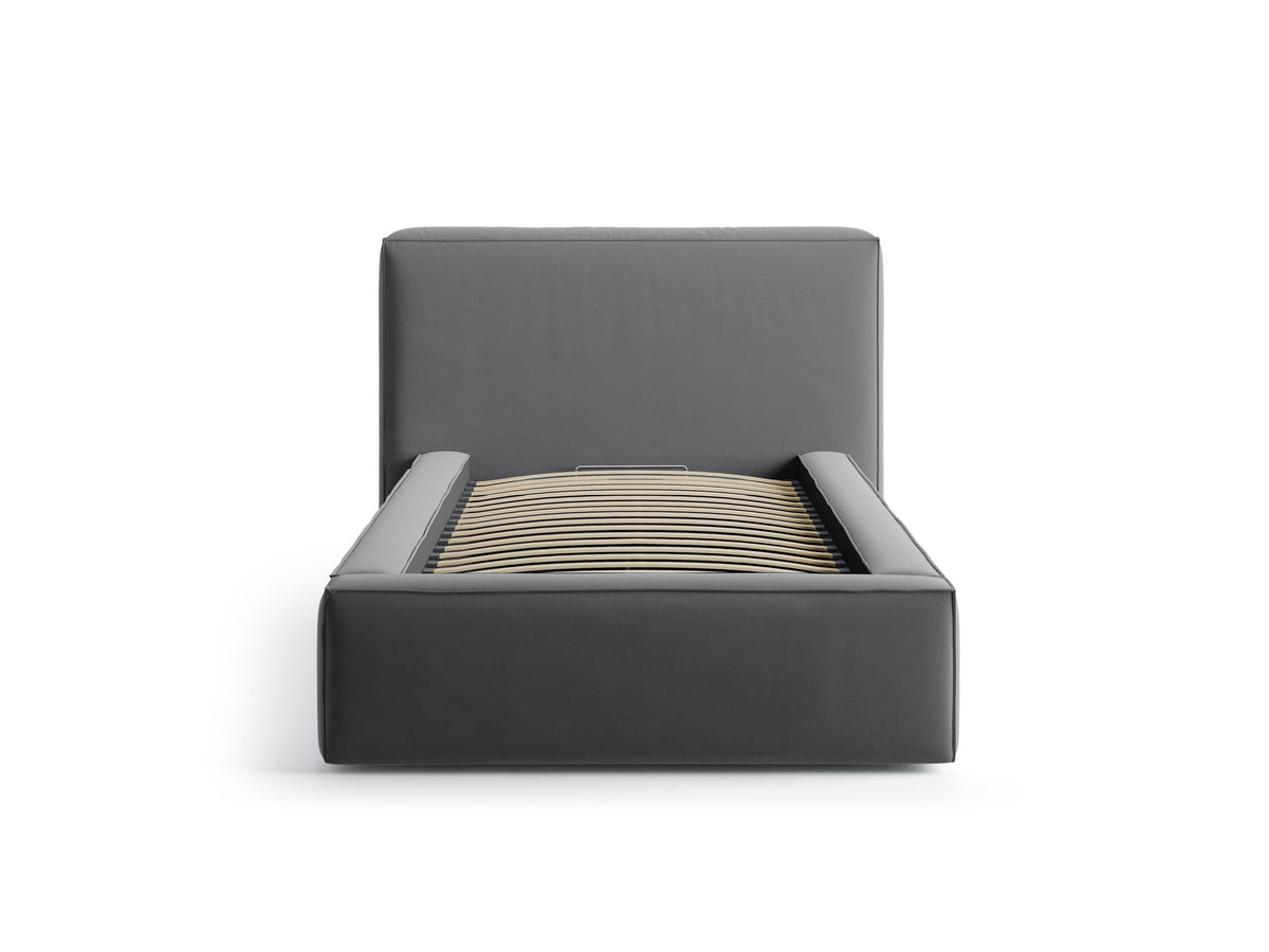 Jodie Letto Contenitore Con Testiera Letto Bluvel - Grigio