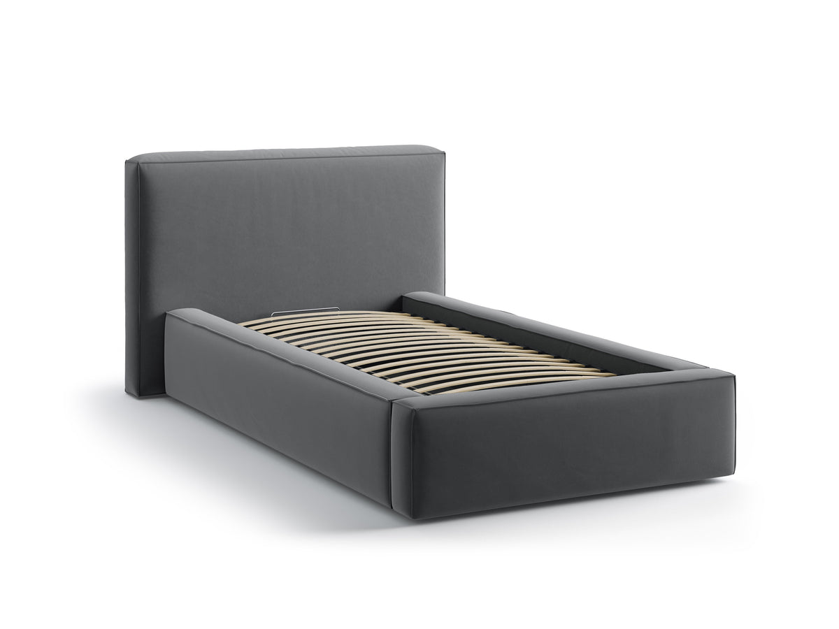 Jodie Letto Contenitore Con Testiera Letto Bluvel - Grigio