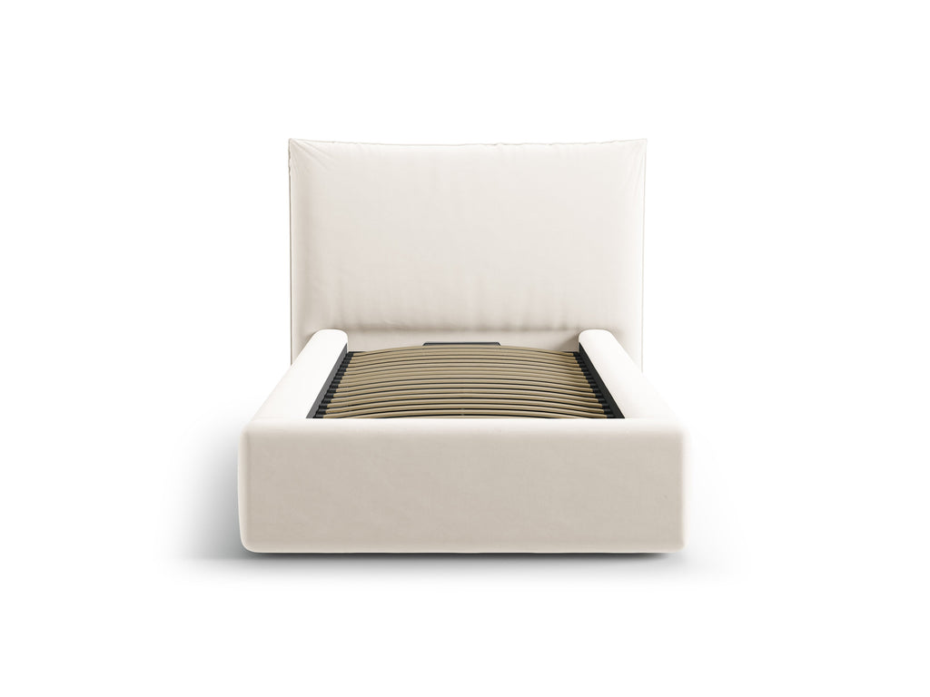 Kaelle Letto Contenitore Con Testiera Letto Bluvel - Beige chiaro