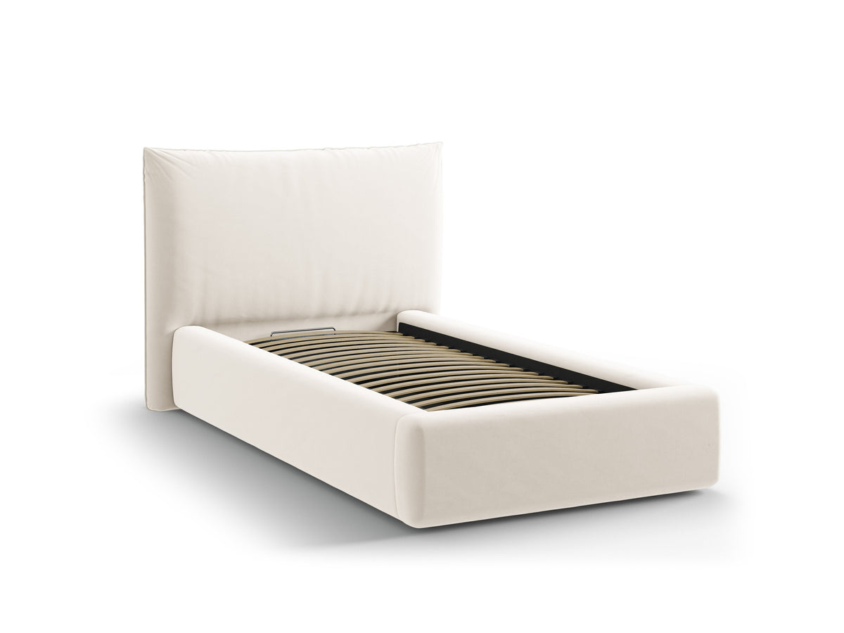 Kaelle Letto Contenitore Con Testiera Letto Bluvel - Beige chiaro