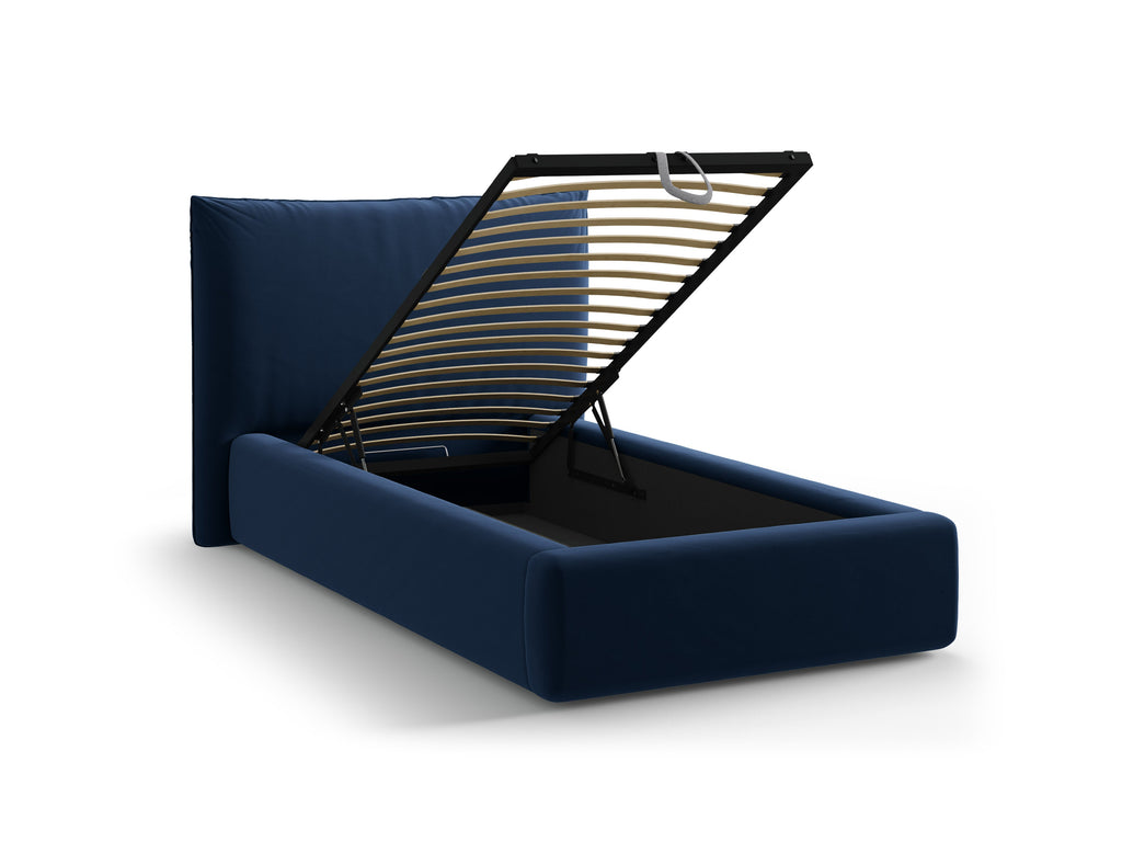 Kaelle Letto Contenitore Con Testiera Letto Bluvel - Blu reale