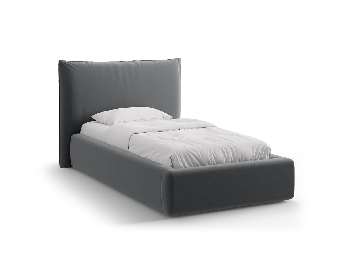 Kaelle Letto Contenitore Con Testiera Letto Bluvel - Grigio
