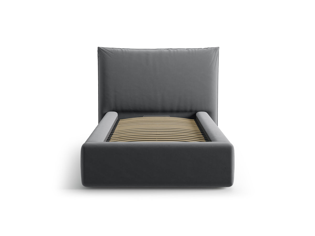 Kaelle Letto Contenitore Con Testiera Letto Bluvel - Grigio
