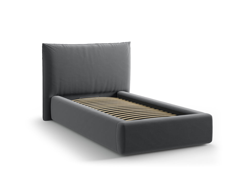 Kaelle Letto Contenitore Con Testiera Letto Bluvel - Grigio