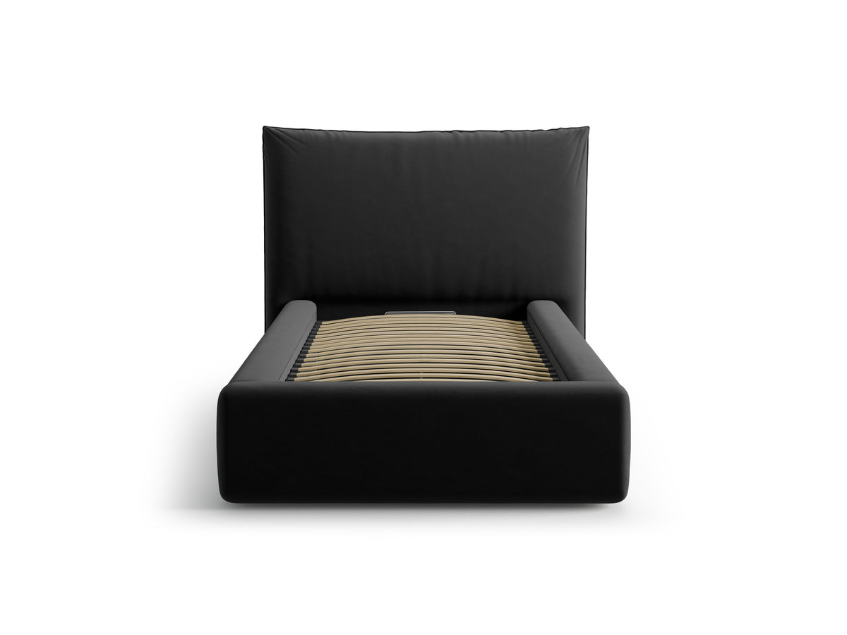 Kaelle Letto Contenitore Con Testiera Letto Bluvel - Nero