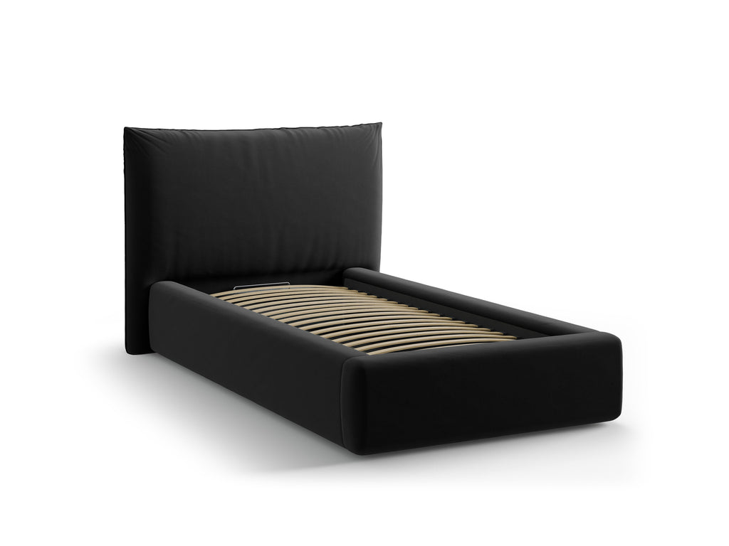 Kaelle Letto Contenitore Con Testiera Letto Bluvel - Nero