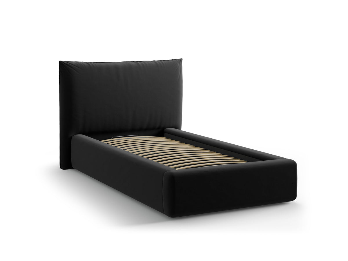 Kaelle Letto Contenitore Con Testiera Letto Bluvel - Nero