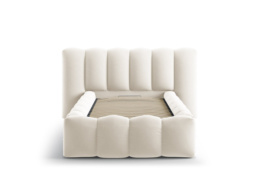Lupine Letto Contenitore Con Testiera Letto Paris - Beige