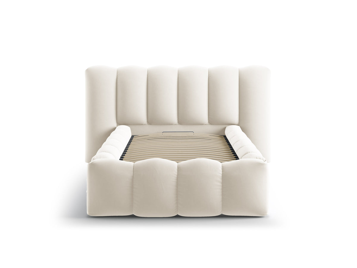 Lupine Letto Contenitore Con Testiera Letto Paris - Beige